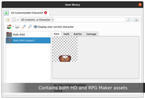 Contains both HD and RPG Maker assets