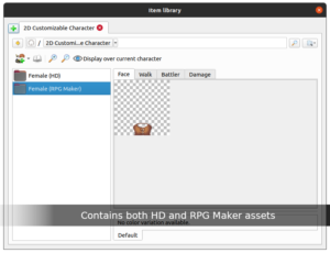 Contains both HD and RPG Maker assets