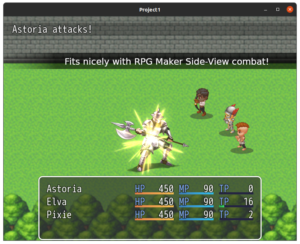 Fits nicely with RPG Maker Side-View combat!